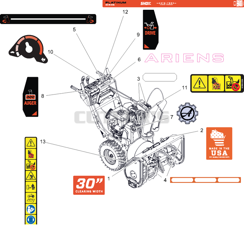 Decals - 30" - EFI CE