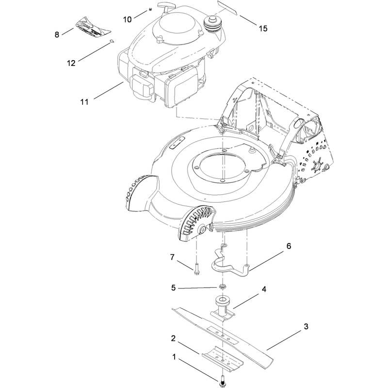 Engine and Blade Assembly