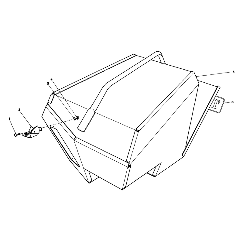 Steel Grass Catcher Model 22099 Optional