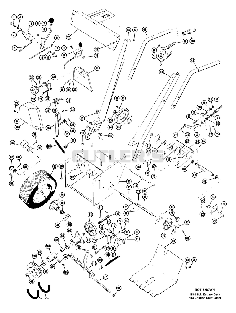 TRACTOR PARTS LIST