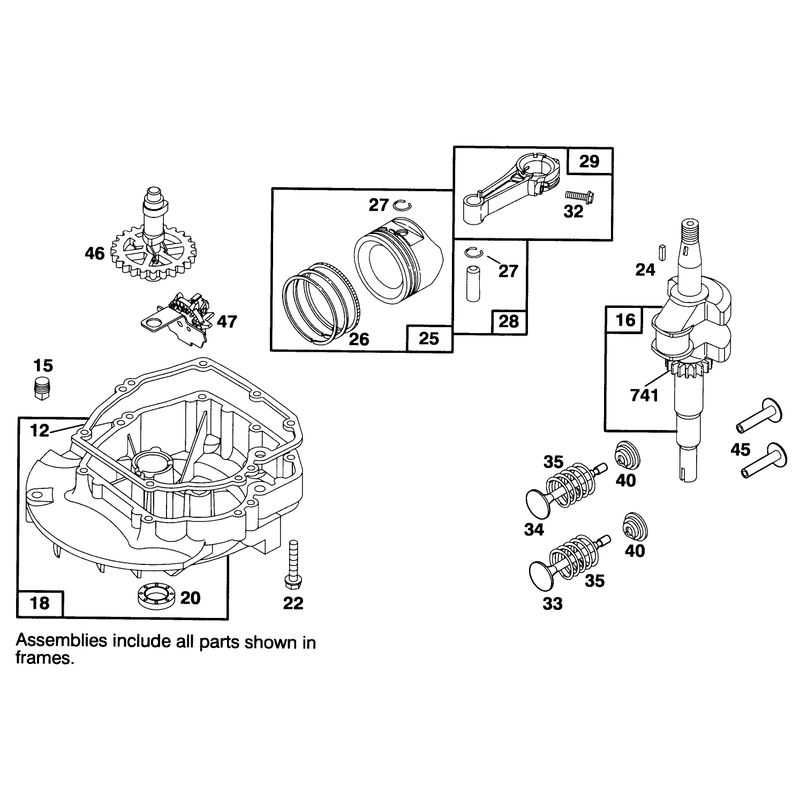 Engine Briggs and Stratton Model 127702-0131-01