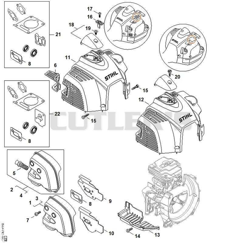 Muffler, Shroud