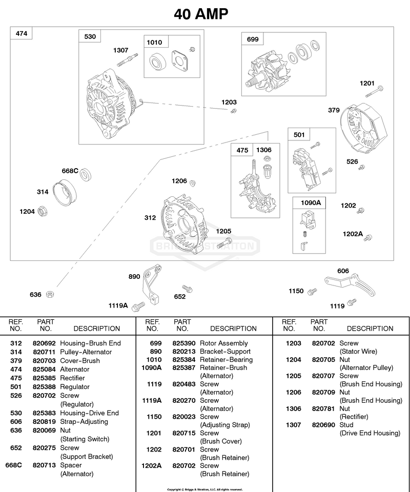40 AMP Alternator