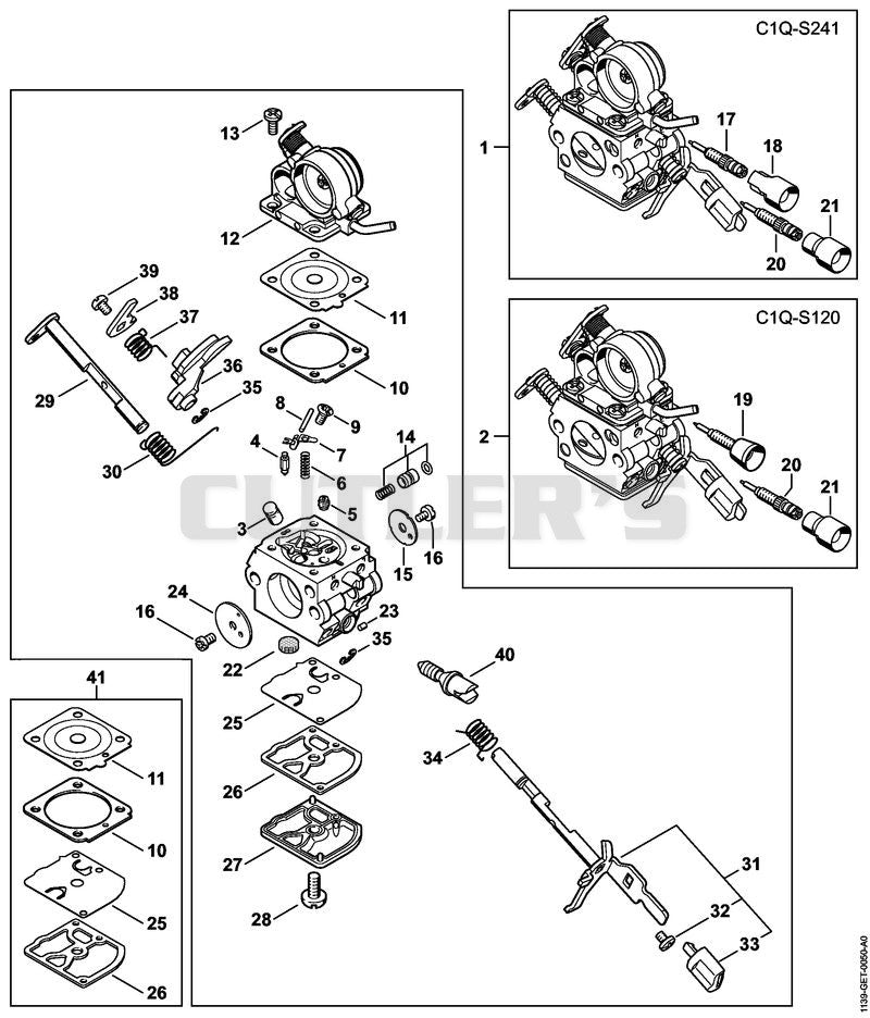 Carburetor C1Q-S241, C1Q-S120 (27.2013)