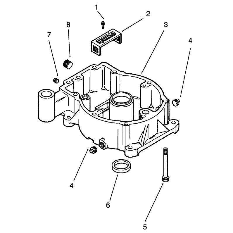 Oil Pan Kohler Engine Model No Mv18s Type 58543