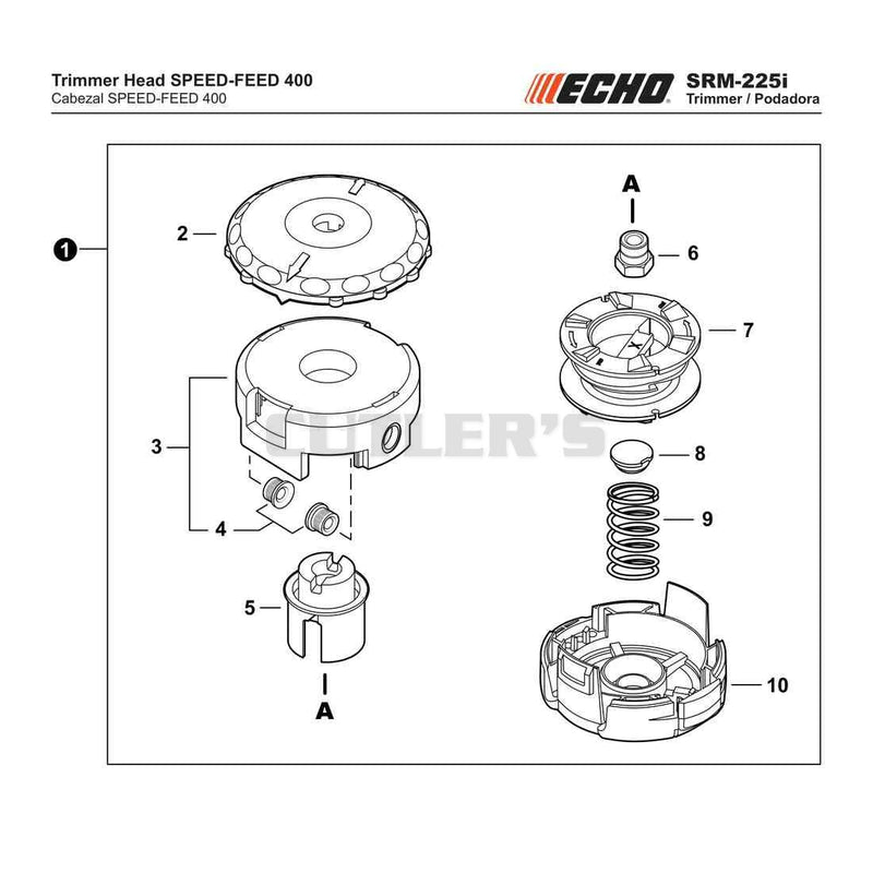 Trimmer Head SPEED-FEED 400