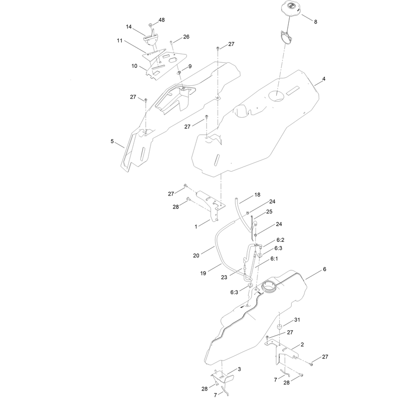 Body Styling and Fuel Pod Assembly