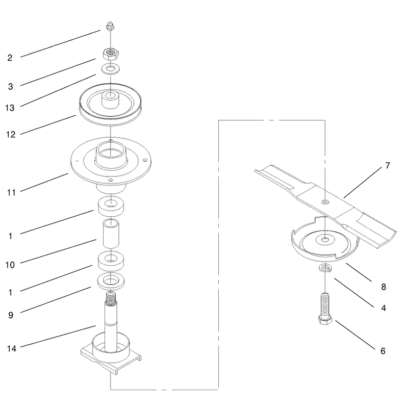 Spindle Assembly No 67-7660