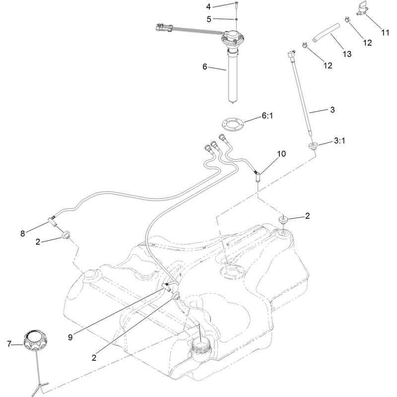Fuel Tank Assembly No. 116-3979