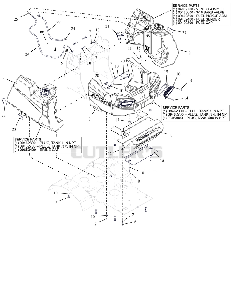Fuel & Brine Tanks
