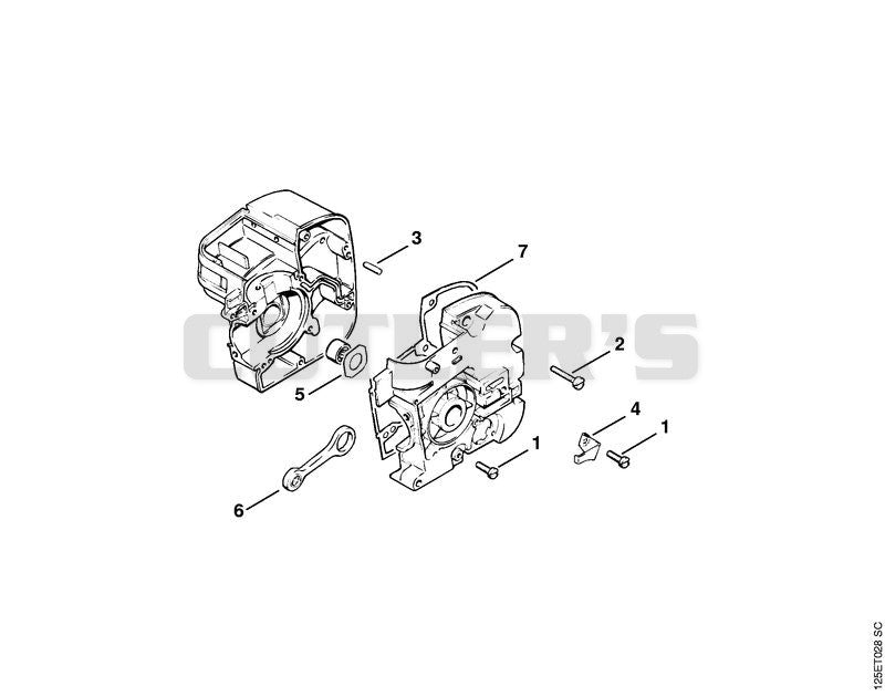 Crankcase (35.85), (25.84)