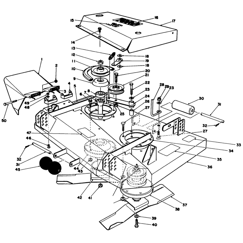 36in Cutting Deck Model No 30136