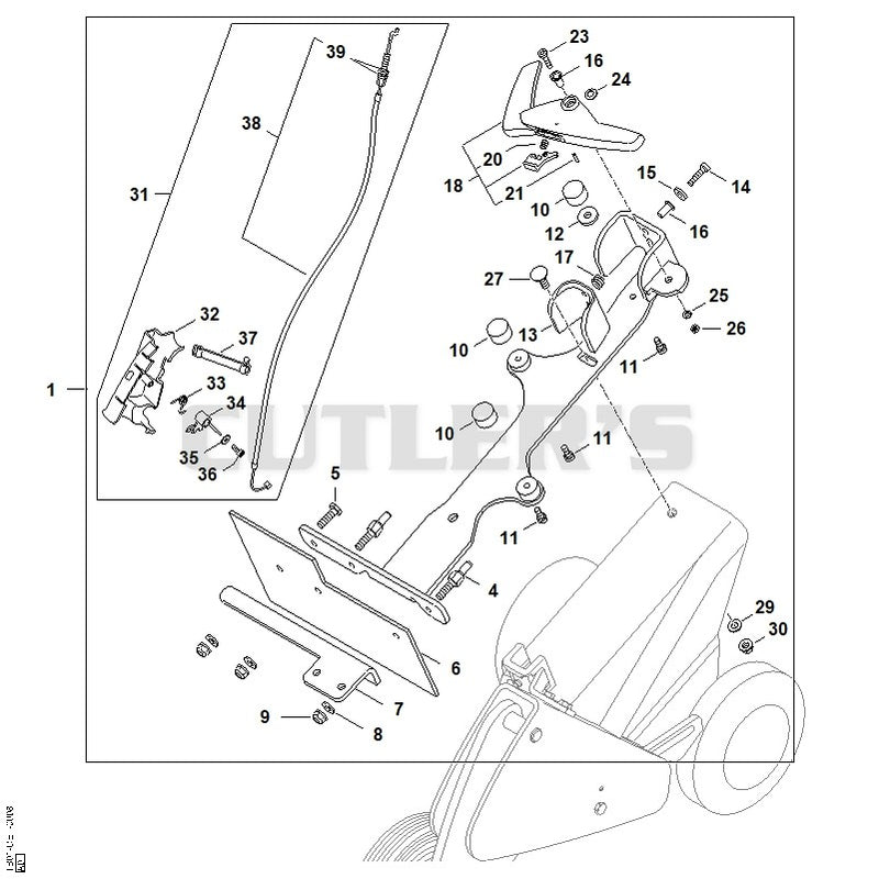 Support, Throttle control TS 710i, 910i