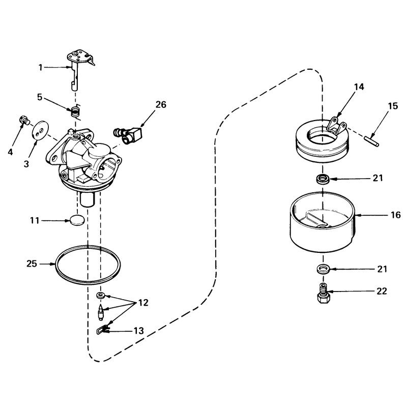 Carburetor No 631831