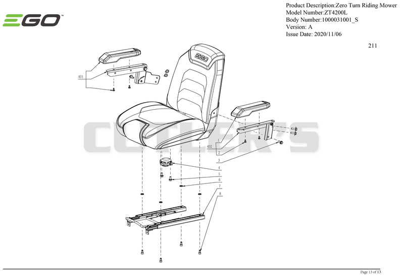 Damping Seat Assembly