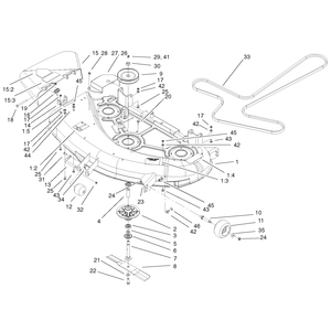 44in Deck Assembly