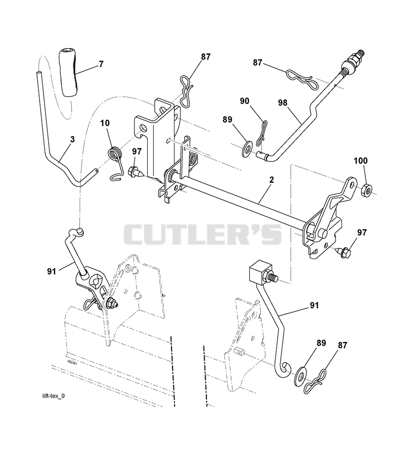 MOWER LIFT / DECK LIFT