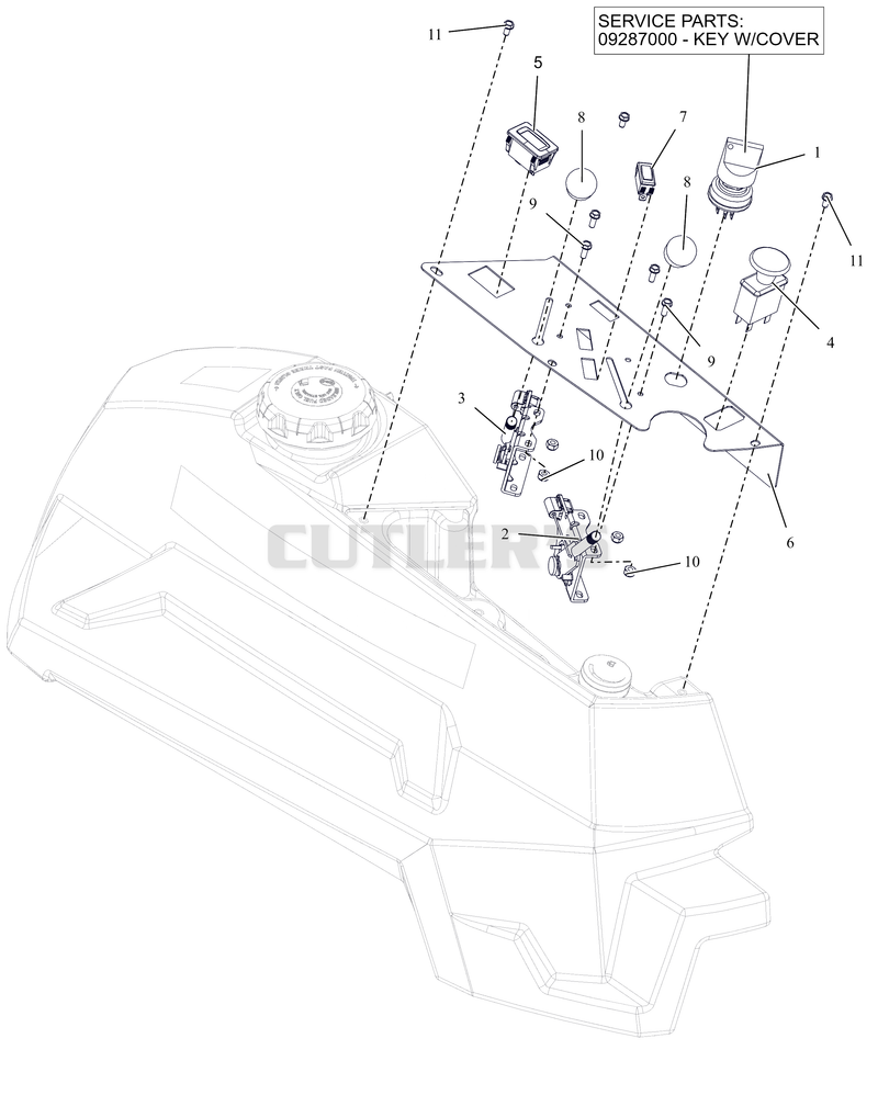 Control Panel - Kawasaki FX921