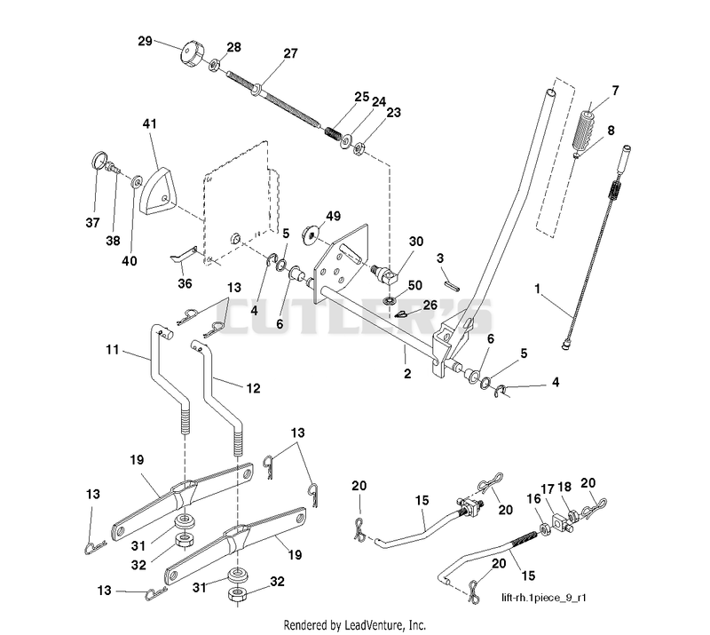 MOWER LIFT / DECK LIFT