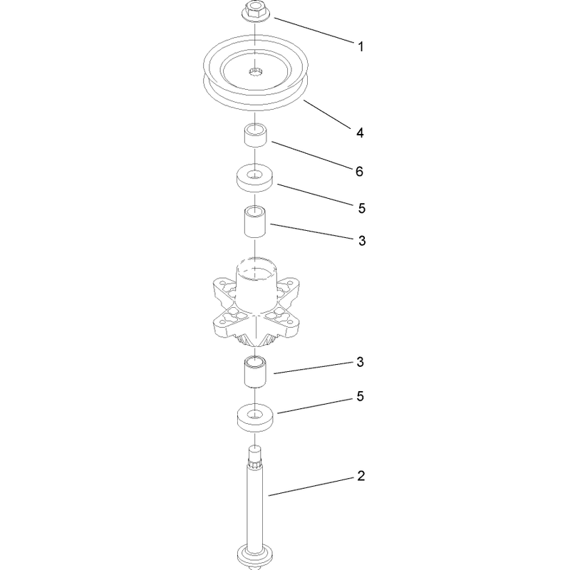 Spindle Assembly No 112-0460