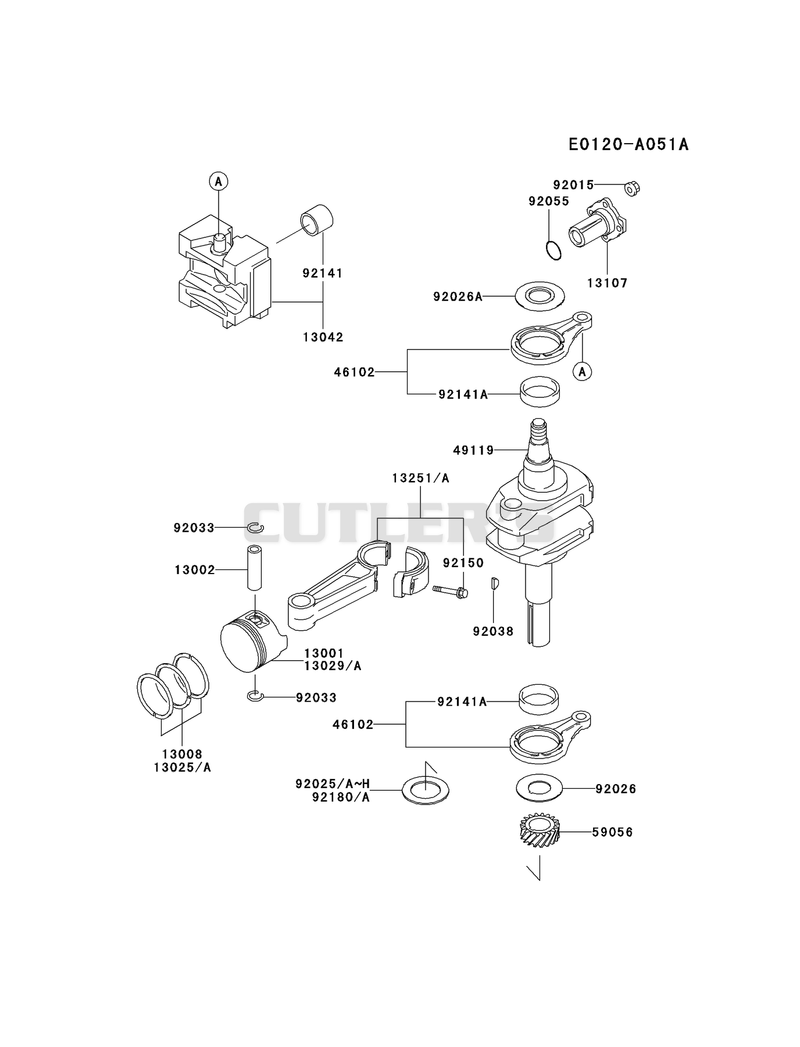PISTON/CRANKSHAFT