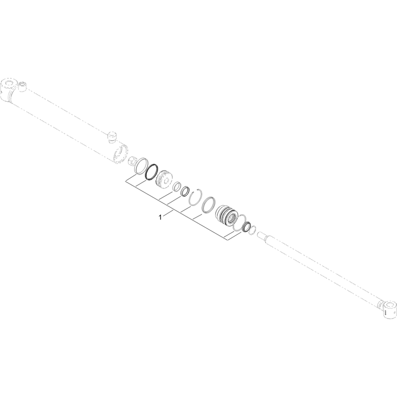 Hydraulic Cylinder Assembly No. 140-3558