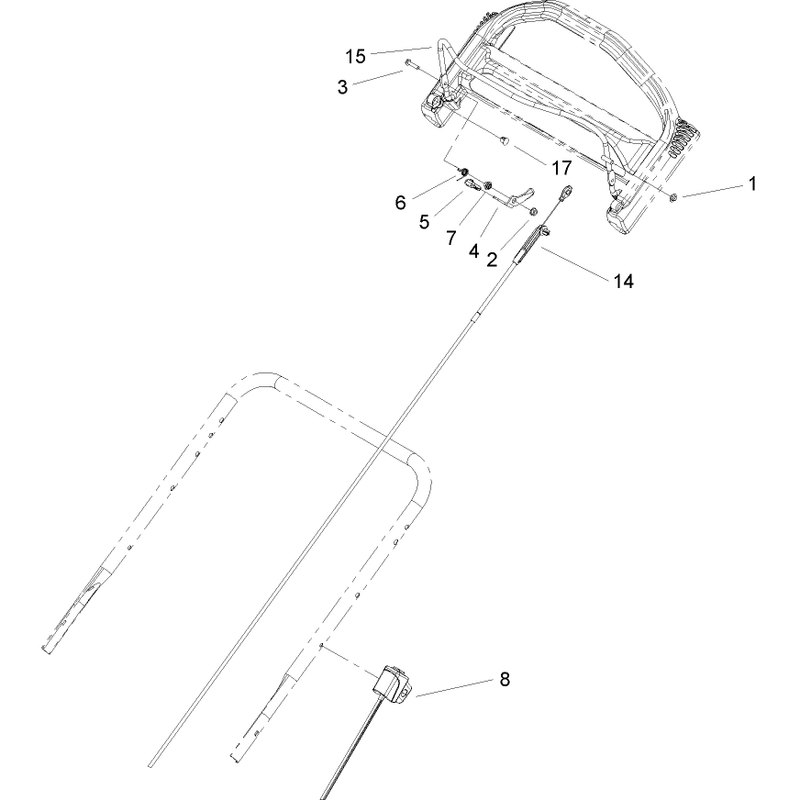 Handle and Cable Assembly