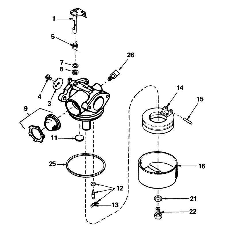 Carburetor No 632098