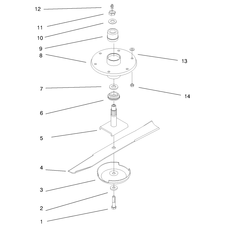 Spindle Assembly and Blade