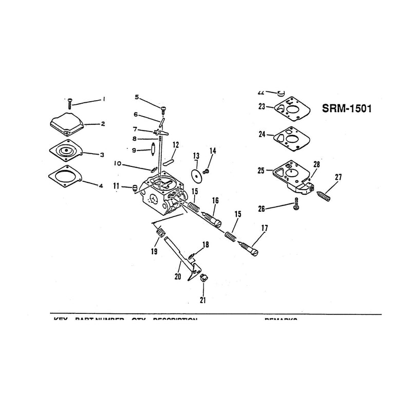 Carburetor Walbro Detail