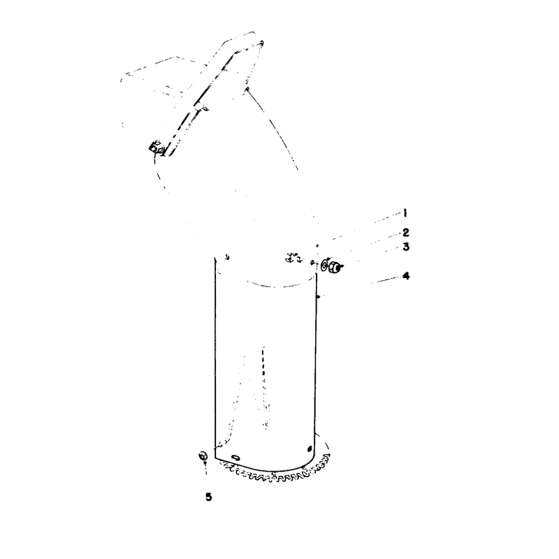 Chute Extension Kit 26-1100 (optional)
