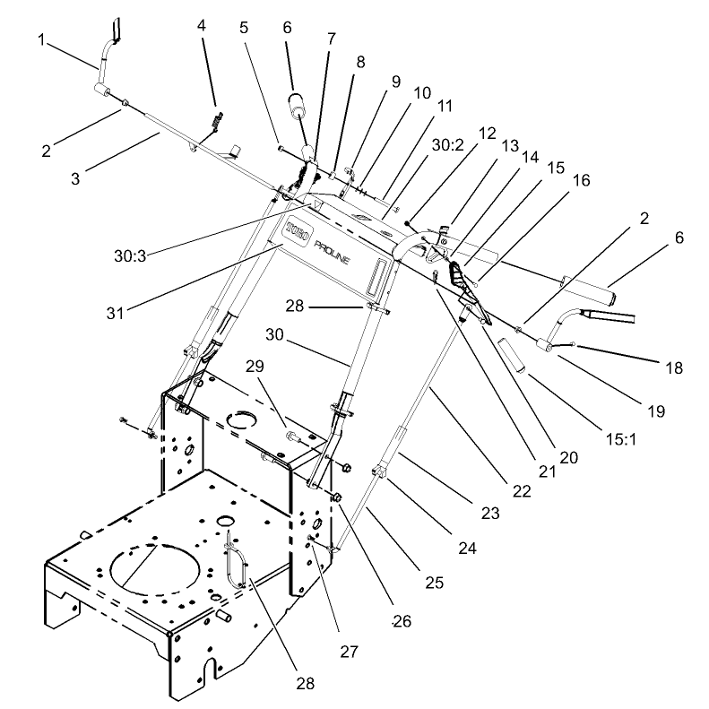 Upper Handle Assembly