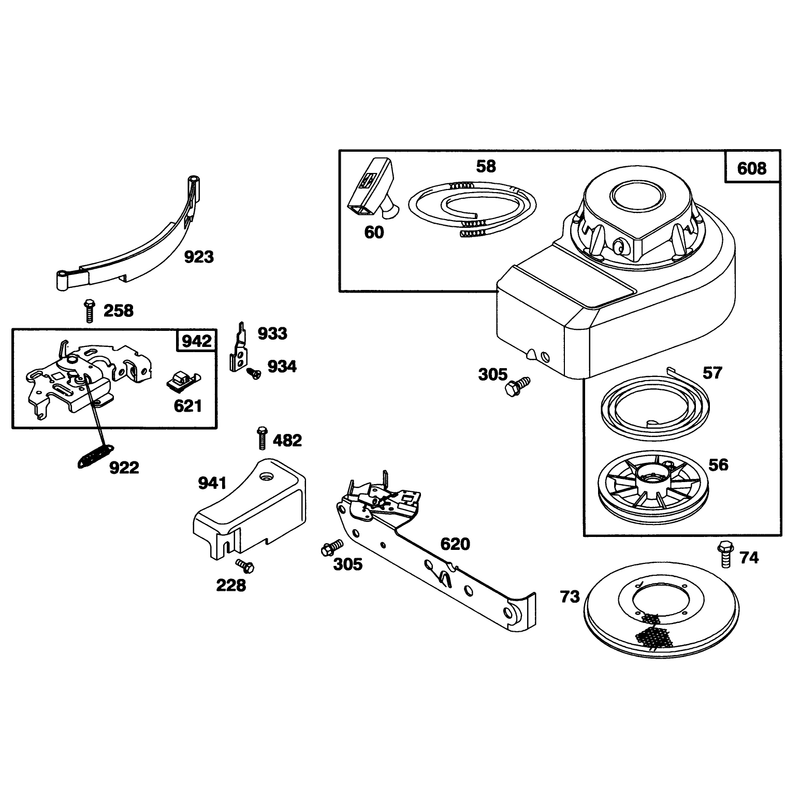 Engine Briggs and Stratton Model 95902-3154-01