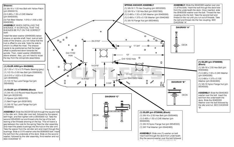 Deck Kit 1540 (PN 51515600)