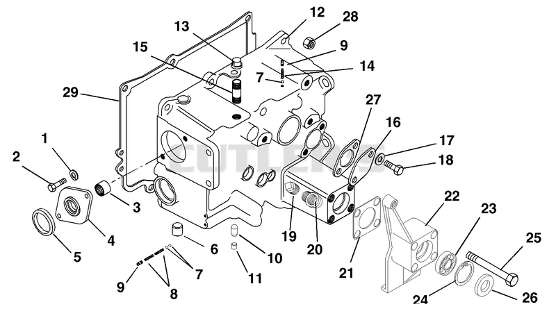 Number Twelve - Transmission Case Assembly
