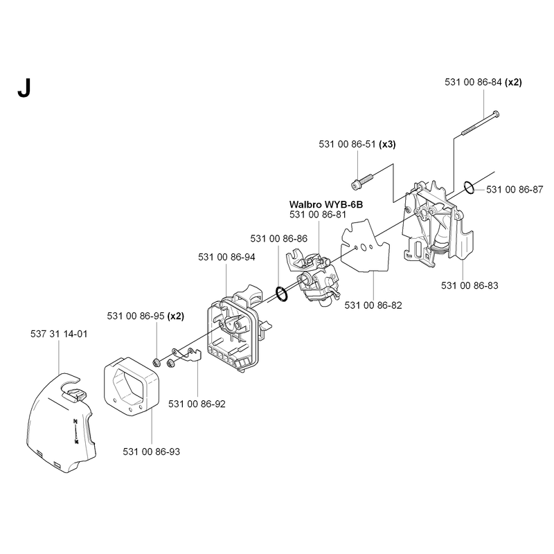 CARBURETOR AND AIR FILTER