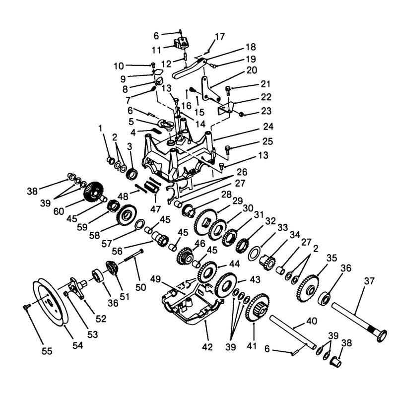 Transmission Assembly No. 62-0190