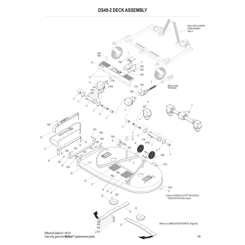 DS48-2 DECK ASSEMBLY