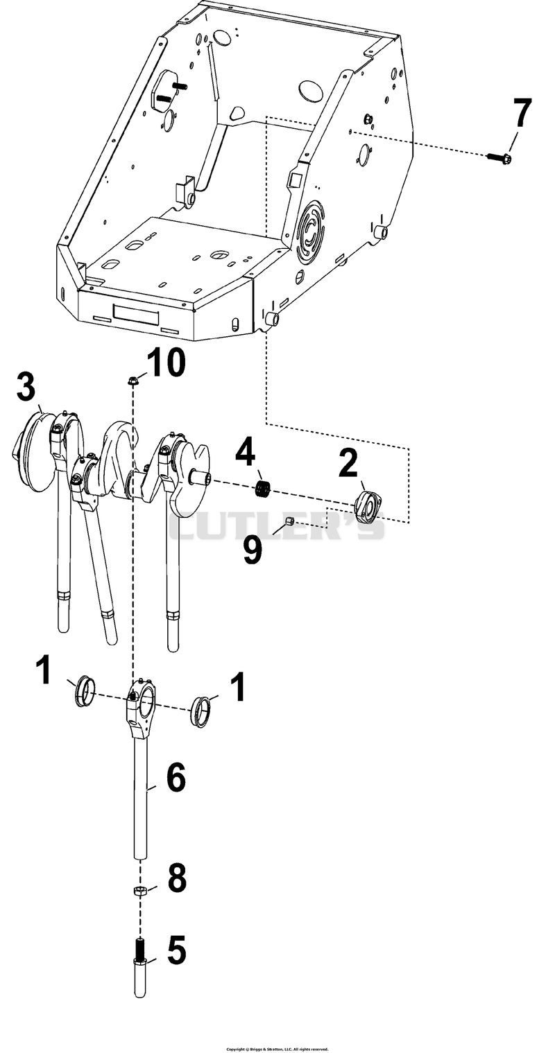 Crank & Tines Assembly