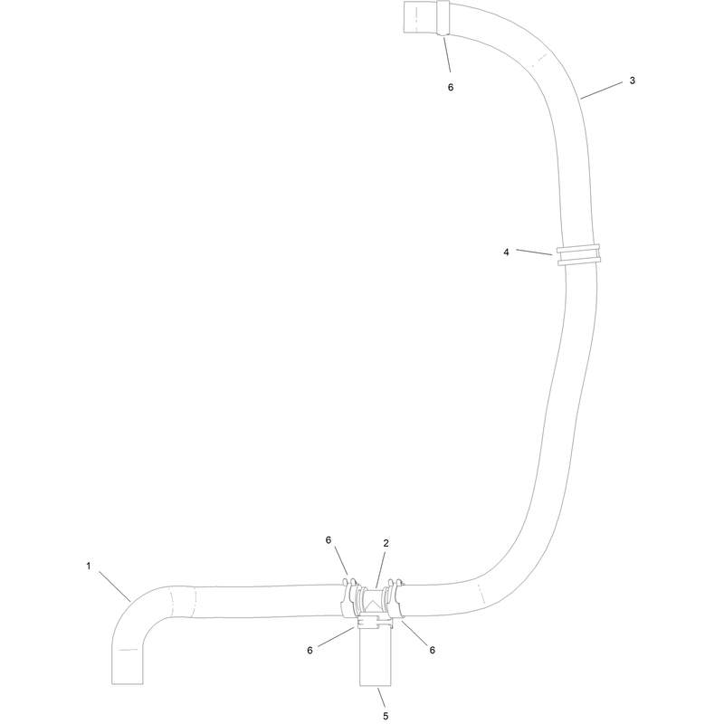 Overflow Hose Assembly