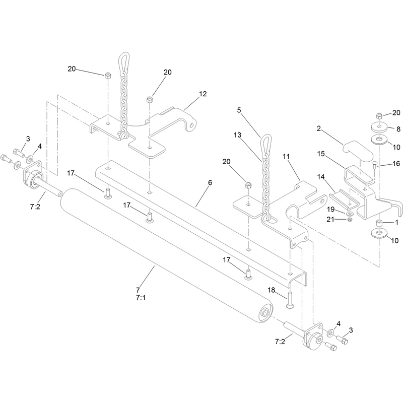 Roller Assembly No 119-0366