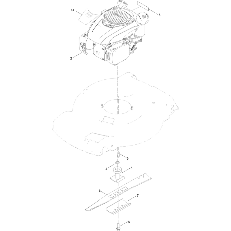 Engine and Blade Assembly
