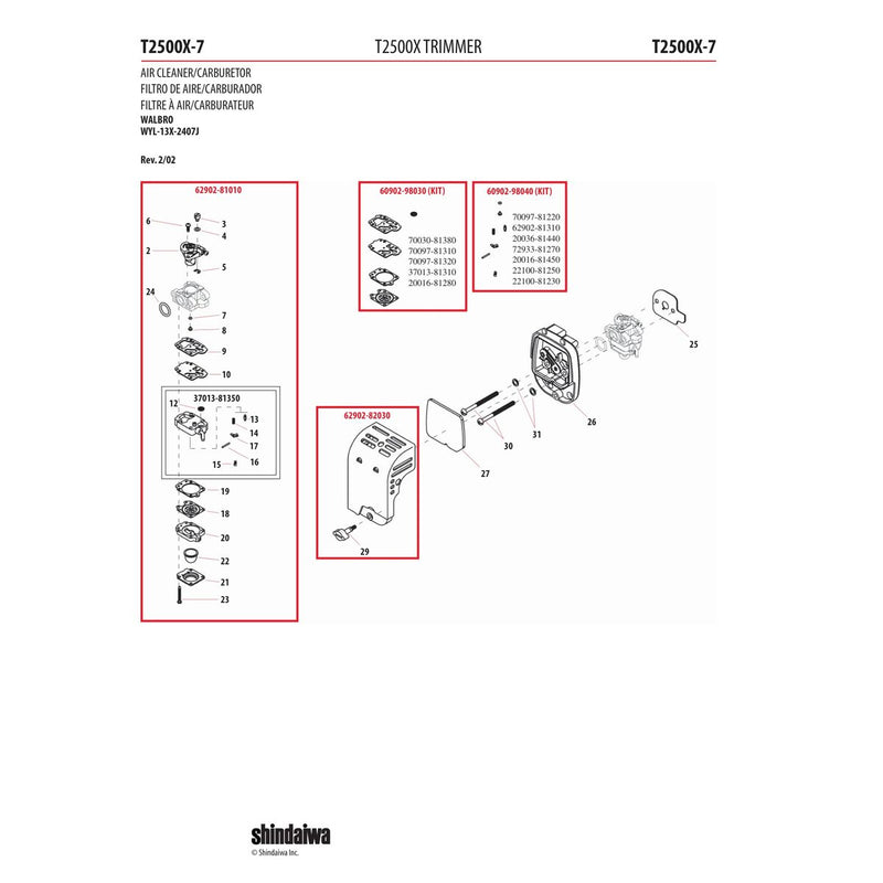 AIR CLEANER/CARBURETOR