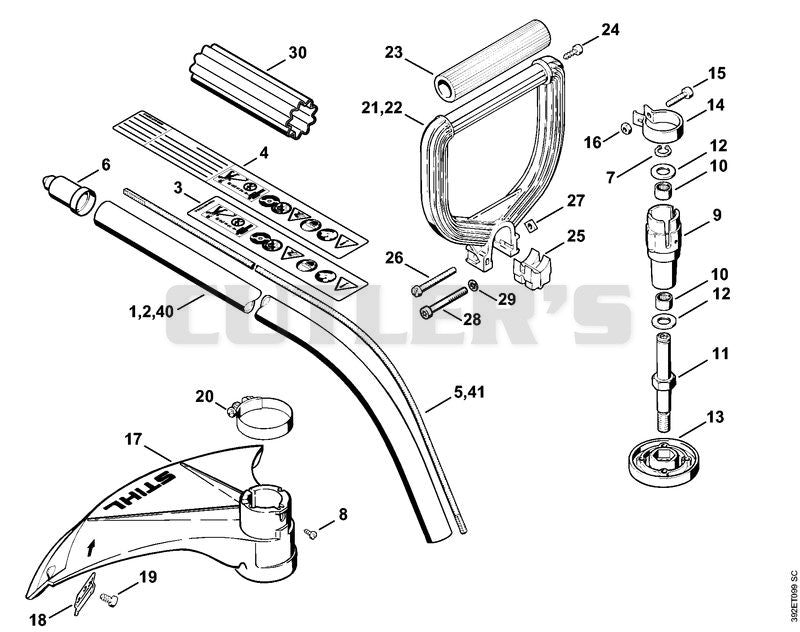Drive tube assembly FS 75, Loop handle