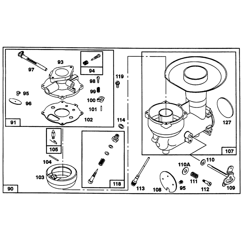 Engine Briggs & Stratton Models 252416-0756-01 & 252416-0757-01