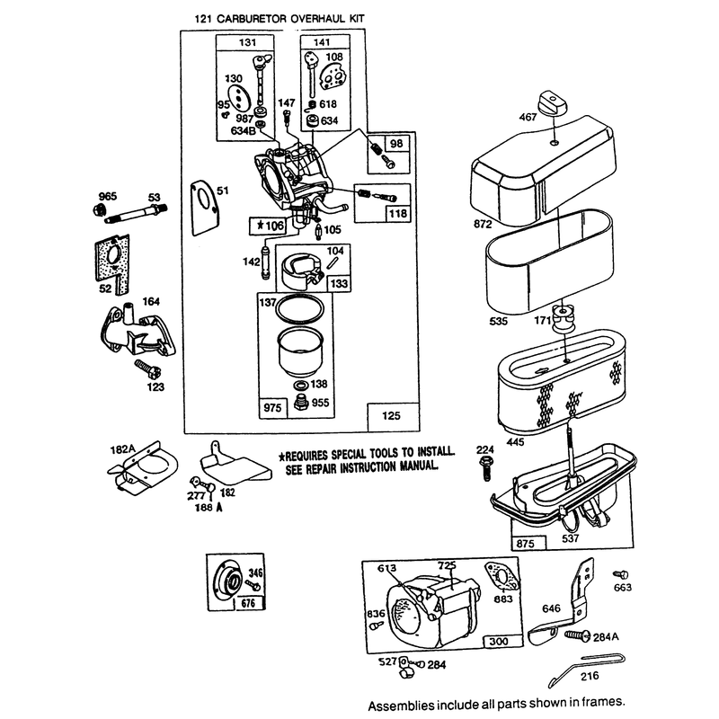 Briggs and Stratton Model No 286707-0119-01