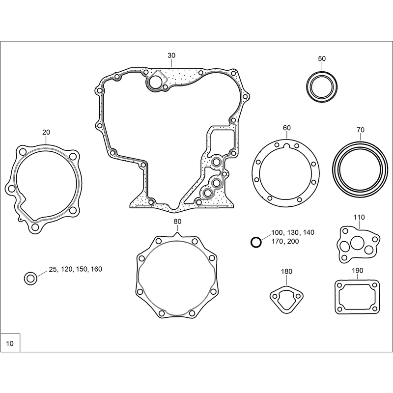 Lower Engine Gasket Kit
