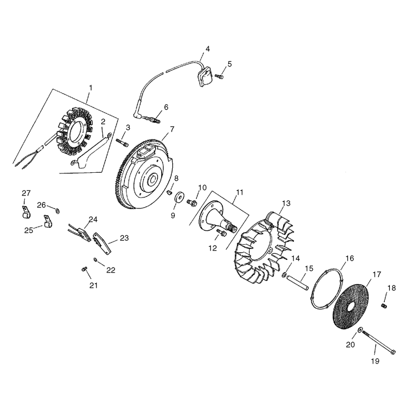IgnitionElectrical Assembly Group 5 Kohler CH23S-76550