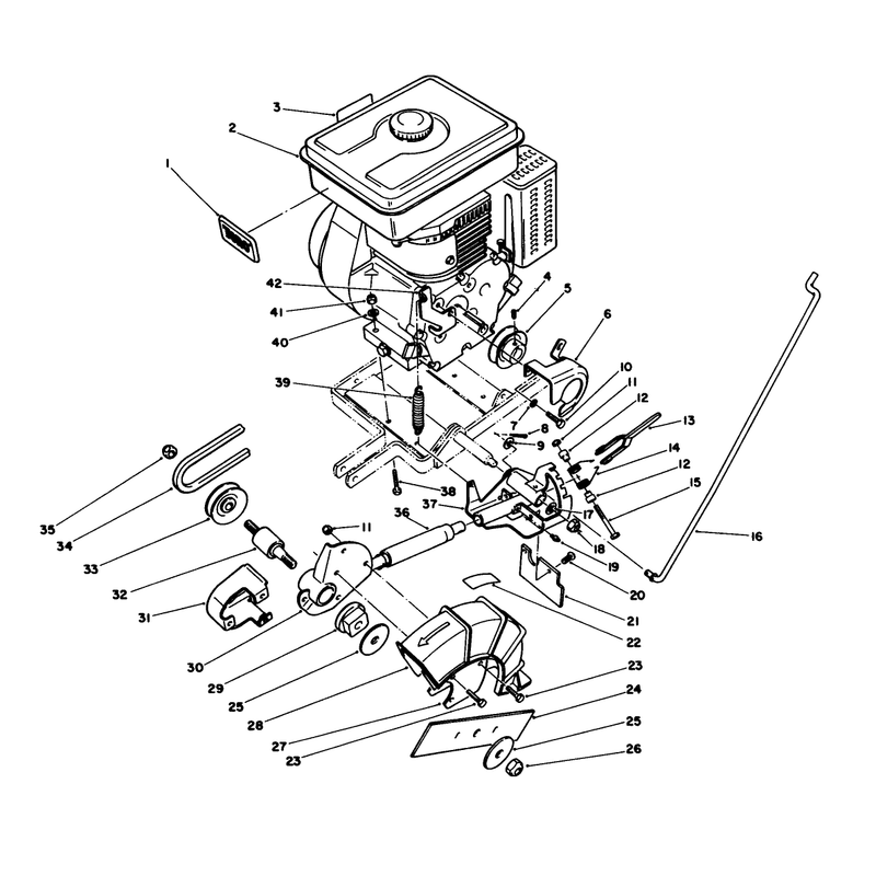 Engine & Blade Assembly