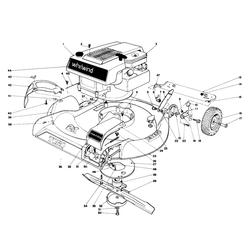 Housing and Engine Assembly Model 16273